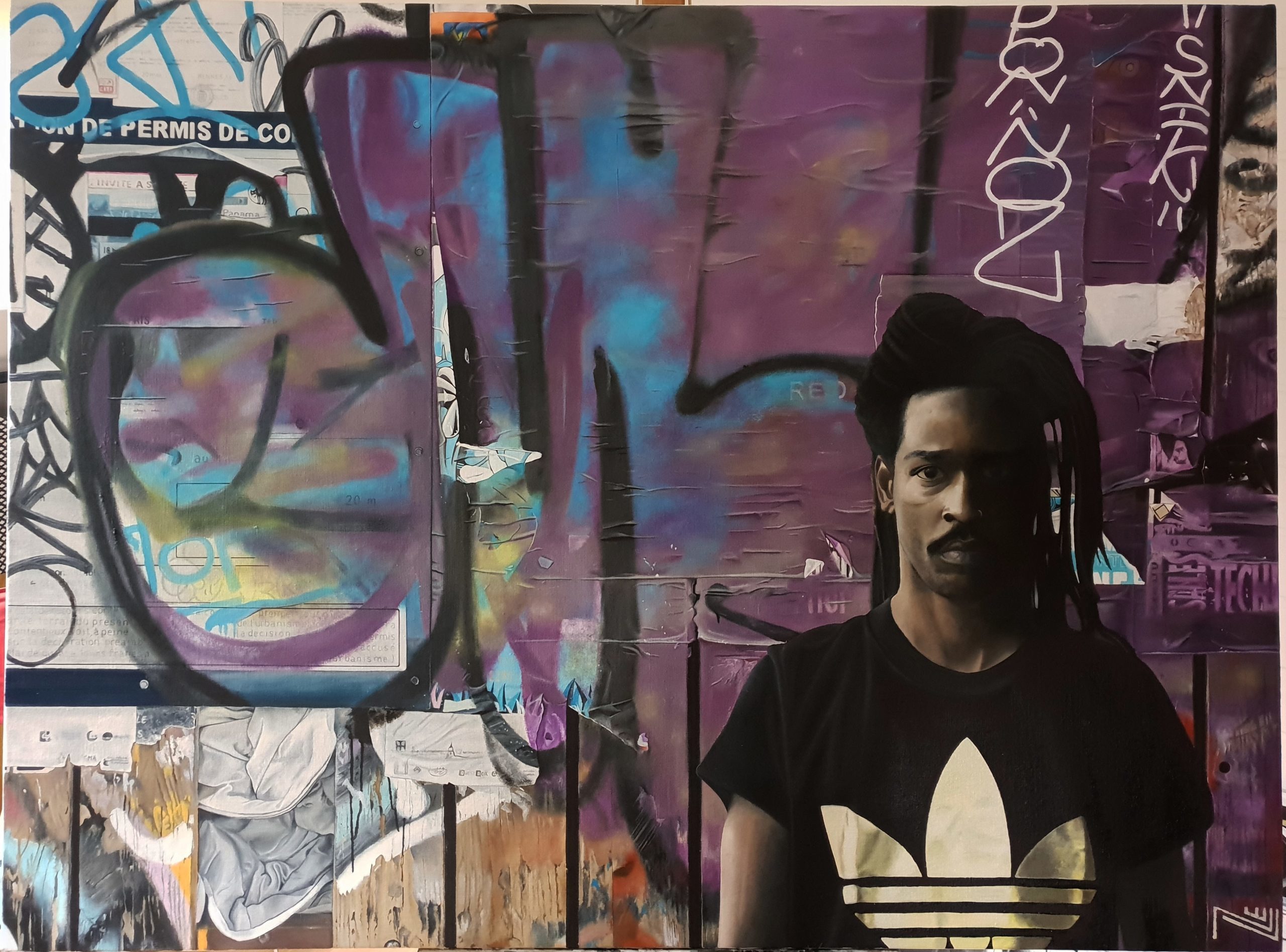 Nicolas Clézio hyper réalisme graffiti tag street art
