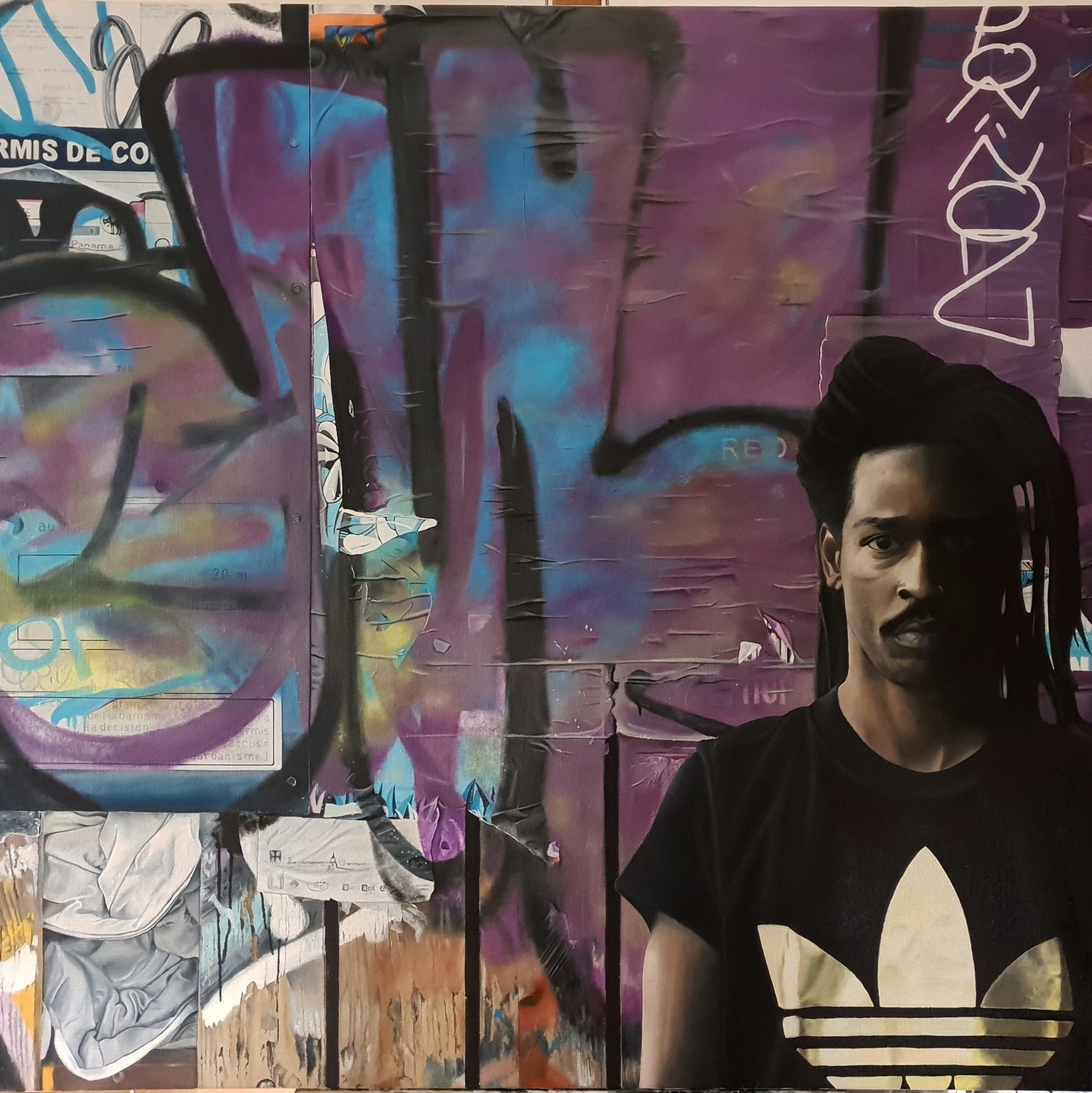 Nicolas Clézio hyper réalisme graffiti tag street art